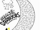 Vbs Coloring Pages 2017 Galactic Starveyors Coloring Sheet Vbs 2017 Day 1 Easy Maze