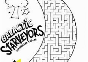 Vbs Coloring Pages 2017 Galactic Starveyors Coloring Sheet Vbs 2017 Day 1 Easy Maze