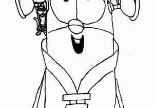 Veggie Tales Coloring Pages Larry Boy Veggie Tales Characters Larry Boy and Friends Coloring