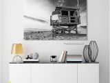 Venice Beach Wall Murals Lifeguard tower Venice Beach Canvas Art Black and White