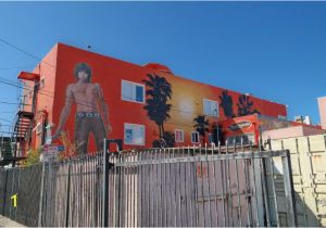 Venice Beach Wall Murals This Jim Morrison Doors Mural Overlooks An Alley In Venice