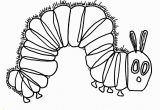 Very Hungry Caterpillar Coloring Page Hungry Caterpillar Coloring Page March