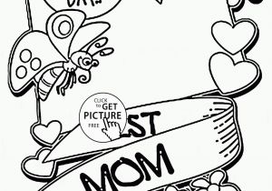 Veteran Coloring Pages Printable Best Mom Ever Mother S Day Coloring Page for Kids