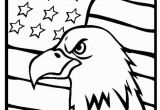 Veterans Day Coloring Pages Printable American Eagle and Us Flag Veterans Day Coloring Page