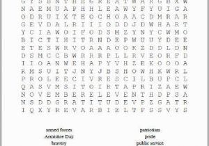 Veterans Day Printable Coloring Pages Veterans Armistice Day Word Search Puzzle