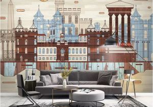 Victorian Wallpaper Murals Custom Wallpaper 3d City Building Murals Living Room Study