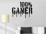 Video Game Wall Murals Gamer Wall Vinyl Decalvideo Games Playroom for Boys 100