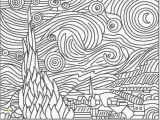 Vincent Van Gogh Starry Night Coloring Page the Starry Night Vincent Van Gogh Born March Groot