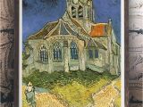 Vincent Van Gogh Wall Murals Vincent Van Gogh the Church at Auvers Oil Painting