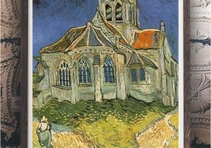 Vincent Van Gogh Wall Murals Vincent Van Gogh the Church at Auvers Oil Painting