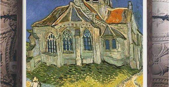 Vincent Van Gogh Wall Murals Vincent Van Gogh the Church at Auvers Oil Painting