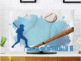 Vintage Baseball Wall Murals Amazon Jiahonghome Front Flip top Silhouette Of A