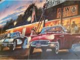 Vintage Car Wall Murals 1950 S Wall Mural Picture Of Hamburger Store Jefferson