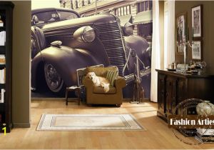 Vintage Car Wall Murals Us $20 99 Custom 3d Wallpaper Mural Classic Vintage Car Automobile Exhibition Tv sofa Bedroom Living Room Cafe Bar Restaurant Setting Wall W Tapety