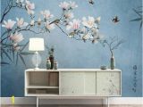 Vintage Floral Wall Mural Floral Wallpaper Vintage Flower Wall Mural Magnolia Blossom