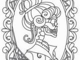 Vintage Halloween Coloring Pages Hers Skeleton Cameo Design Uth From Urbanthreads