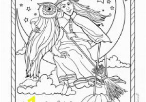 Vintage Halloween Coloring Pages Vintage Coloring Pages for Adults