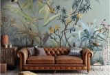 Vintage Jungle Wall Mural A Beautiful Tropical Vintage Wallpaper with A Vintage