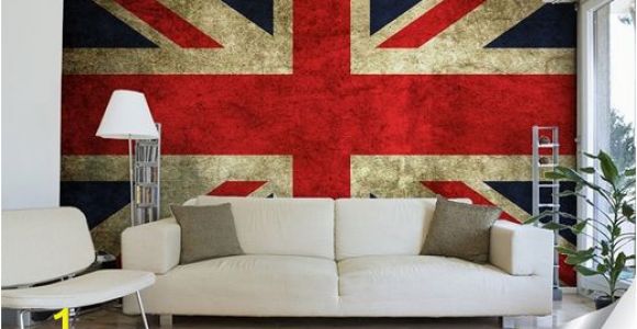 Vintage Wall Murals Uk A Vintage Wall Mural Of the Union Jack