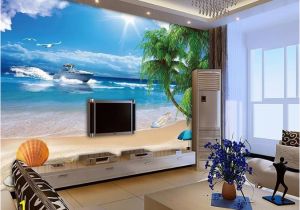 Vinyl Wall Mural Beach 3d Beach Starfish Drift Bottle 1298 Aj Wallpaper