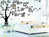 Vinyl Wall Murals Uk tonver Huge Family Tree Frame Wall Decals Removable Wall Decor Decorative Painting Supplies Wall Treatments Stickers for Living Room Bedroom