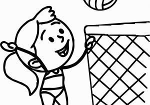 Volleyball Player Coloring Pages Free Coloring Pages for Girls Minion Swimsuit Images Cartoon Girl In