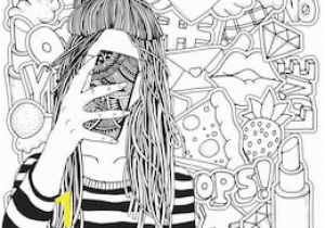Vsco Girl Coloring Pages Coloring Page Square and Other format Vector