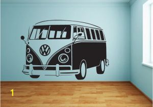 Vw Campervan Wall Mural Cool and Vw Bus Wall Stickers Wall Stickers Pinterest