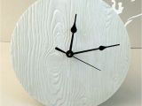 Wall Clock Horloge Murale 10 Inch Wood Texture Ceramic Wall Clock $65 00 Via Etsy