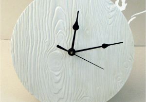 Wall Clock Horloge Murale 10 Inch Wood Texture Ceramic Wall Clock $65 00 Via Etsy