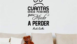 Wall Decal Mural Stickers Amazon Peel and Stick Mural Spanish Quote Cuántas Cosas