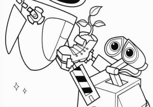 Wall E and Eve Coloring Pages Kids N Fun