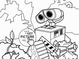 Wall E and Eve Coloring Pages Wall E and Plant Coloring Pages for Kids Printable Free Coloing