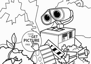 Wall E and Eve Coloring Pages Wall E and Plant Coloring Pages for Kids Printable Free Coloing