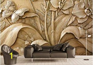 Wall Mural 3d Model Free Download Amazon Zxcie Custom Wallpaper Murals 3d Embossed orchid