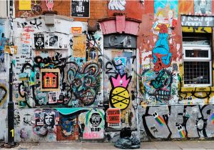 Wall Mural Artist London Graffiti Wand Shoreditch London Von Roger Vdb
