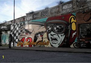 Wall Mural Artist London Murals — D Face