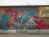 Wall Mural Artist London Street Art by Frankie Strand 5 – Skeletons