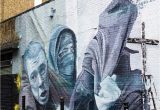 Wall Mural Artist London Street Art London Using News Articles & Google Images as