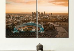 Wall Mural Artist Los Angeles 2019 Canvas Print Modern Art Painting Downtown Los Angeles Picture for Living Room Wall Decor From Kyrre $15 08