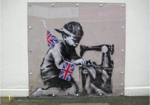 Wall Mural Artist Los Angeles Banksy S No Ball Games Mural Removed From London Wall