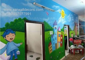 Wall Mural Artists In Hyderabad Wall Painting for Pre Primary School Hyderabad Wall Art for