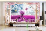 Wall Mural Behind Tv Custom 3d Wallpaper Mural Living Room sofa Tv Backdrop Mural Lavender Balloon Rome Balcony Picture Wallpaper Mural Sticker Home Decor High