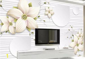 Wall Mural Custom Size Custom Size 3d Wallpaper Living Room Mural Lily Stereo Flower Picture sofa Tv Backdrop Mural Home Decor Creative Hotel Study Wallpape Wallpapers