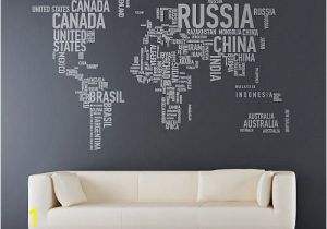 Wall Mural Decals Canada World Map Country Names Wall Decal Sticker Want This