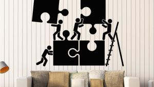 Wall Mural Decals Cheap Vinyl Wall Decal Teamwork Motivation Decor for Fice Worker Puzzle