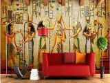 Wall Mural for Bar wholesale Customize 3d Wallpaper Bar Ktv Personality Retro European People Pharaoh Egypt Pyramids 3d Wall Mural Wallpaper In Hd Wallpapers It