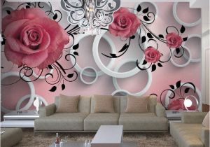 Wall Mural for Spa Romantic Red Rose Dancing Brick Wallpaper 3d Wall Mural Rolls Hotel Livingroom Cafe Fice Bedroom Tv Spa Salon Backdrop Nature Wallpaper Nature