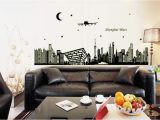 Wall Mural Glow In the Dark Amazon Msszff 3d Luminous Wall Stickers Shanghai