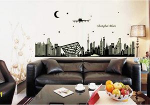 Wall Mural Glow In the Dark Amazon Msszff 3d Luminous Wall Stickers Shanghai